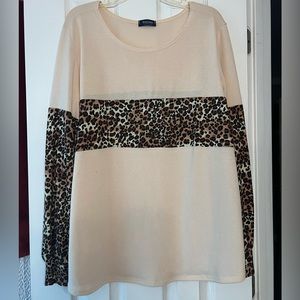Women’s Blouse with Cheetah Print
